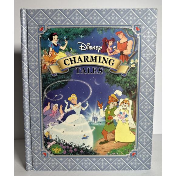 Disney Charming Tales Story Book | Robin Hood Tarzan Bug's Life Mulan Hercules - Picture 1 of 12